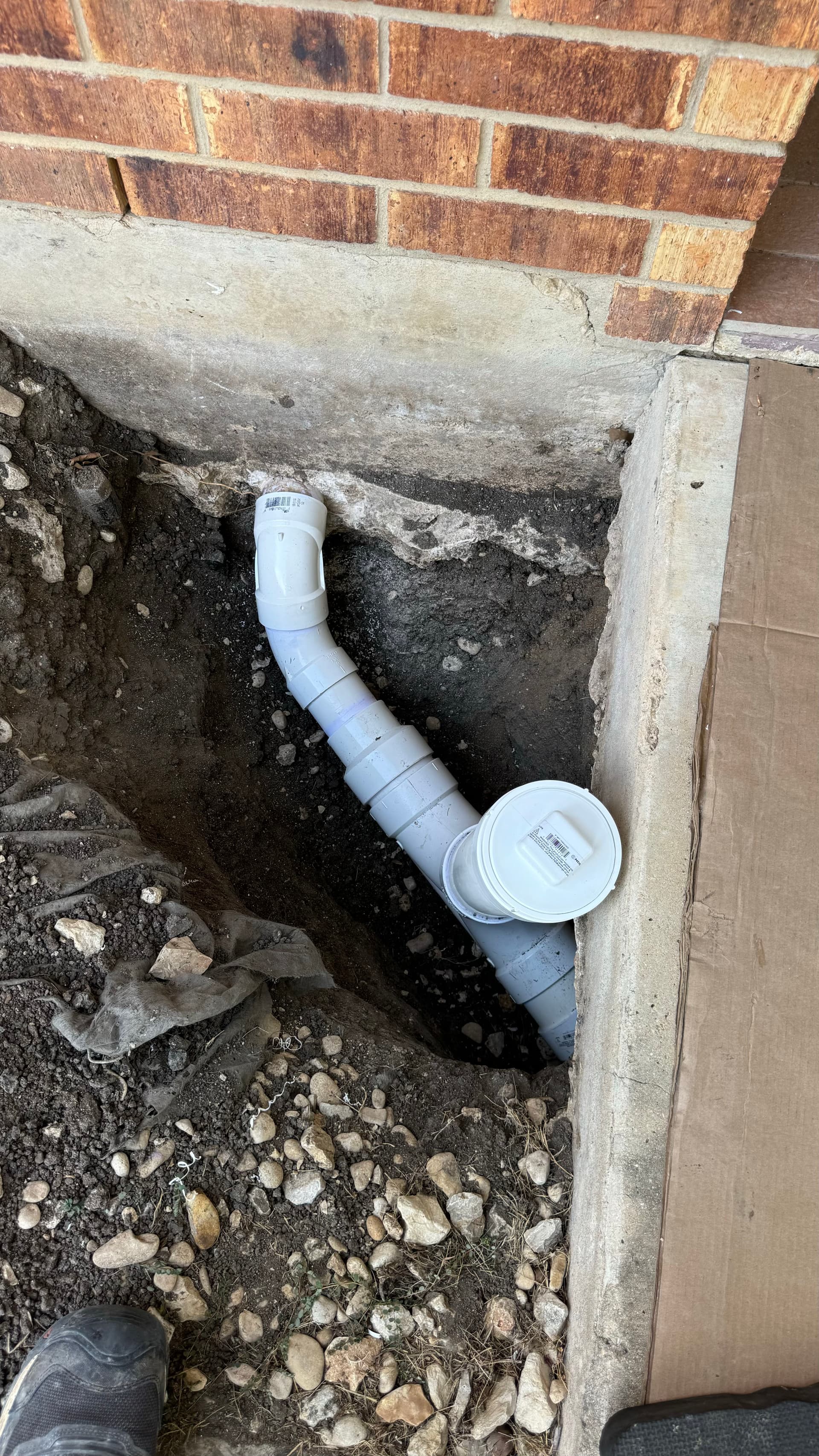 Sewage Backup Traced to a Separated Underground Pipe Connection