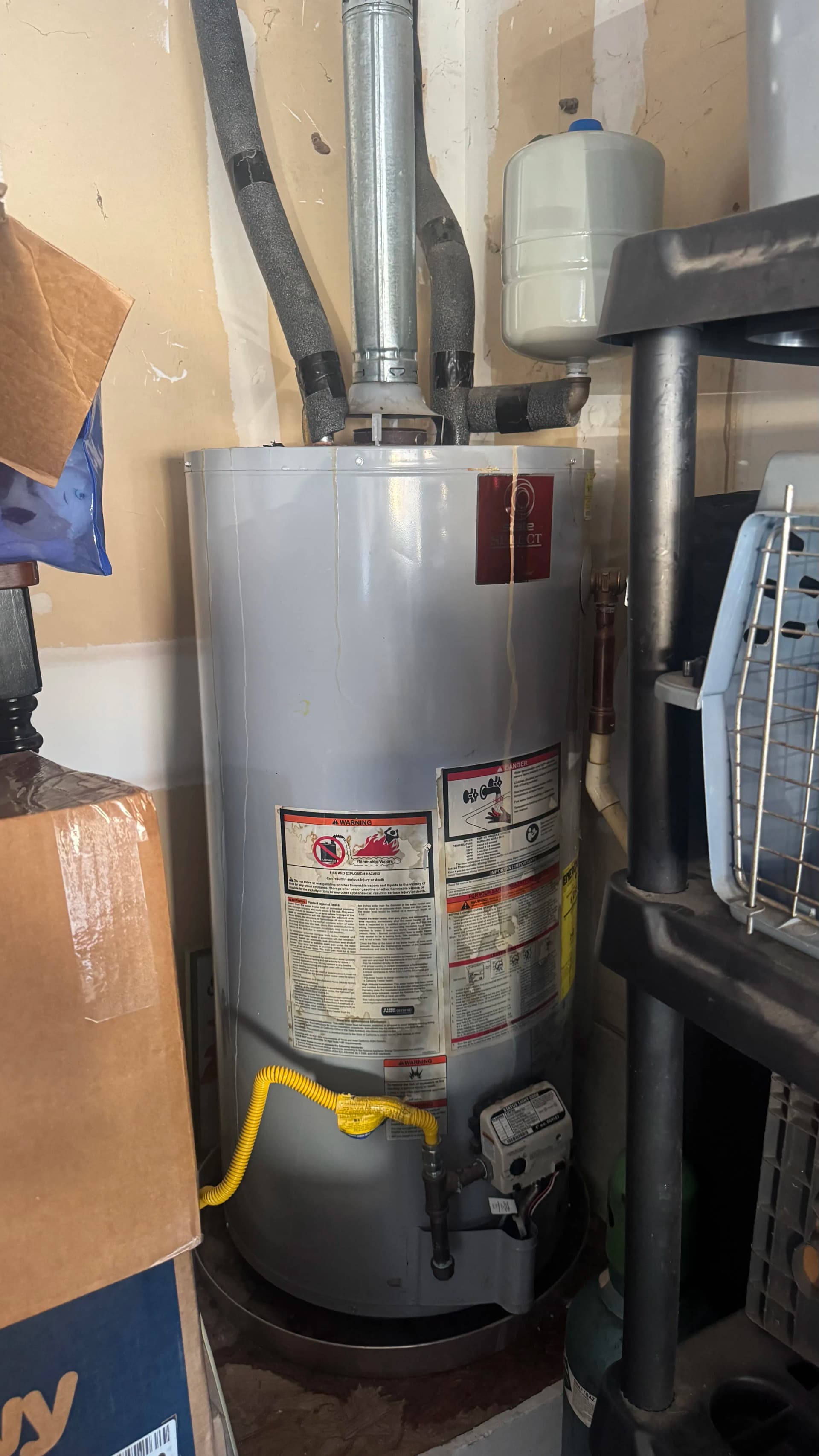 Leaking Water Line Repaired and Aging Water Heater Replaced image