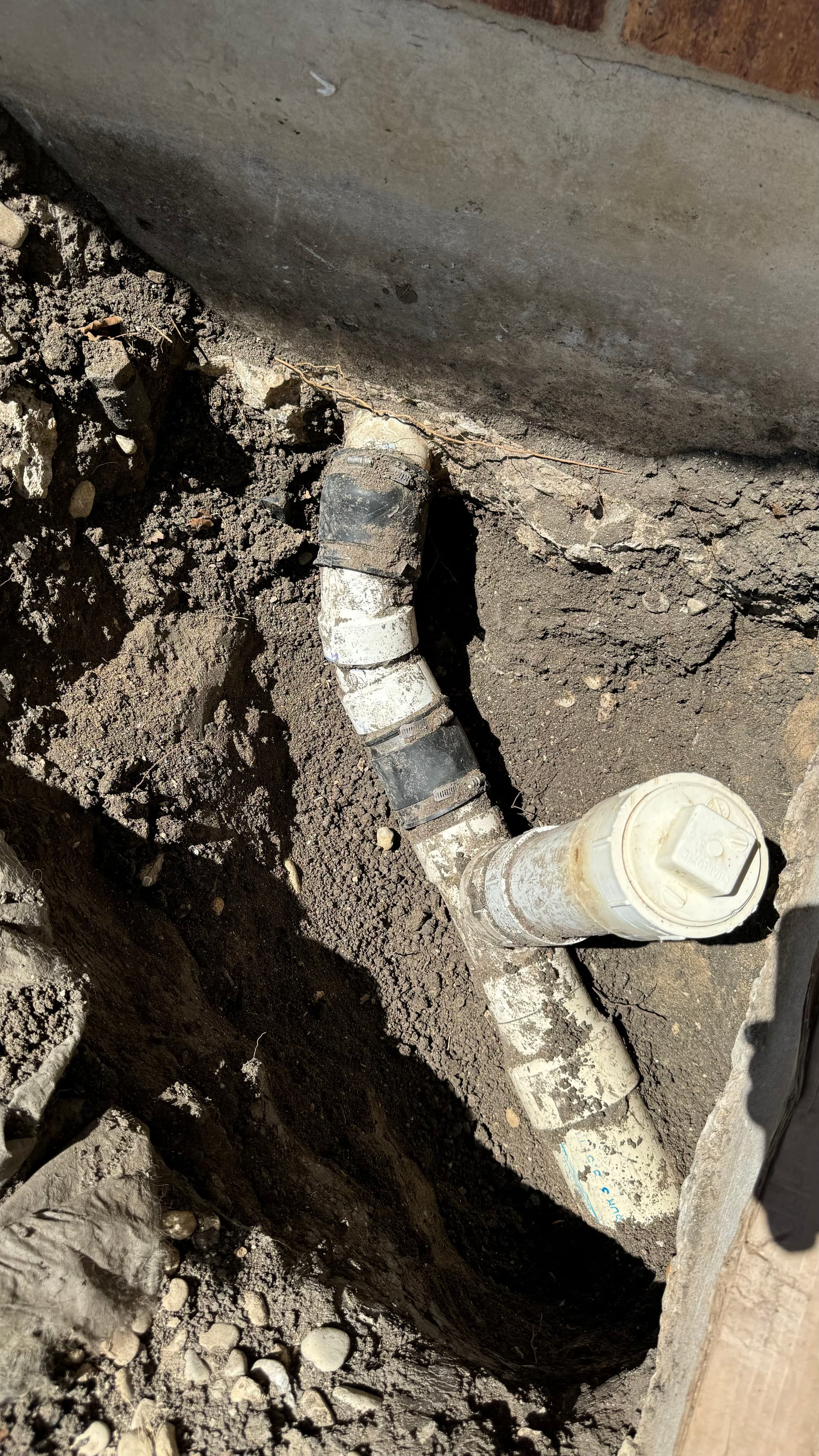 Sewage Backup Traced to a Separated Underground Pipe Connection