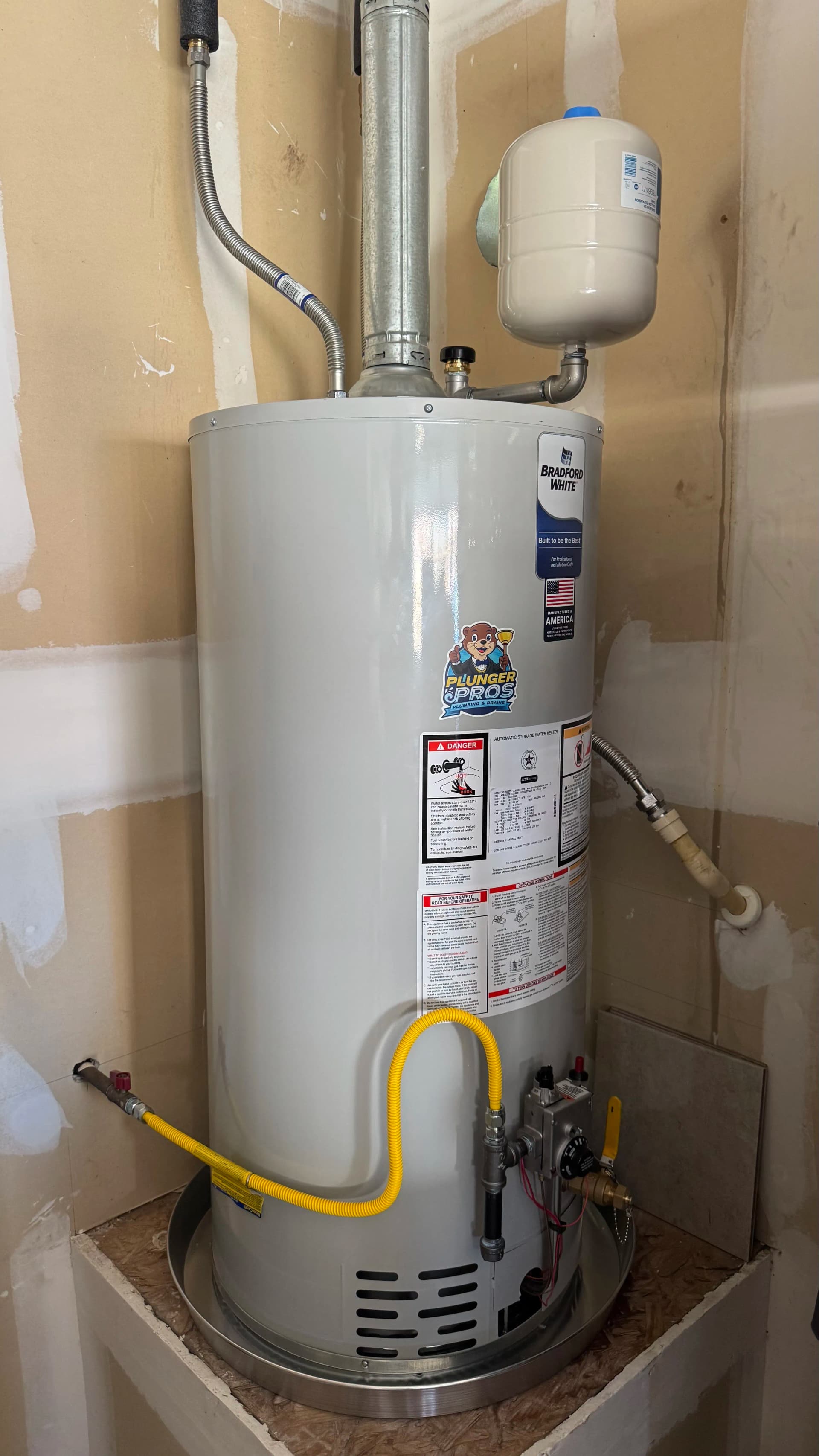 Gallery photos for Leaking Water Line Repaired and Aging Water Heater Replaced: Image #1