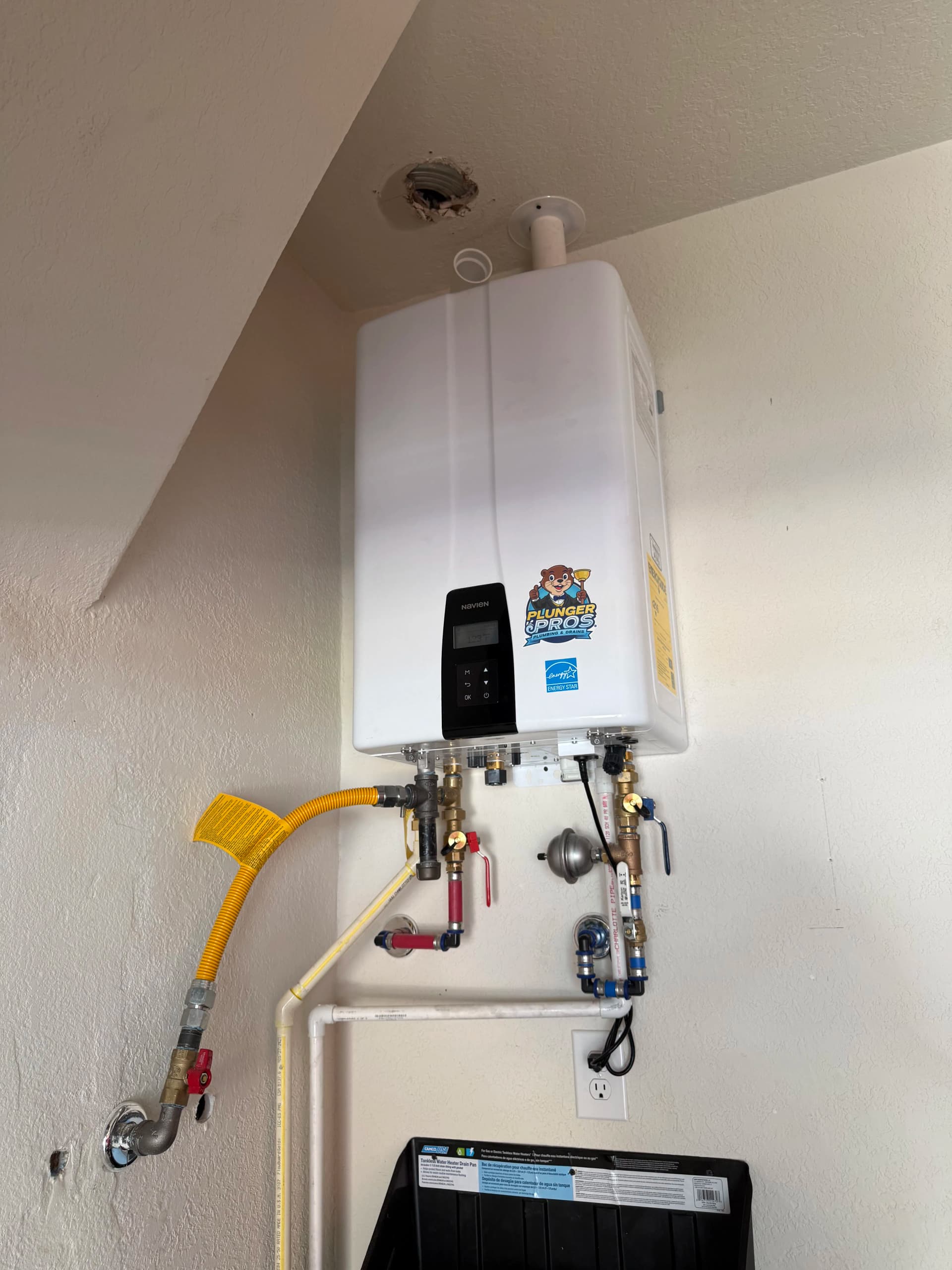 Gallery photos for Tankless Water Heater Installation That Saves Space and Delivers on Demand: Image #1
