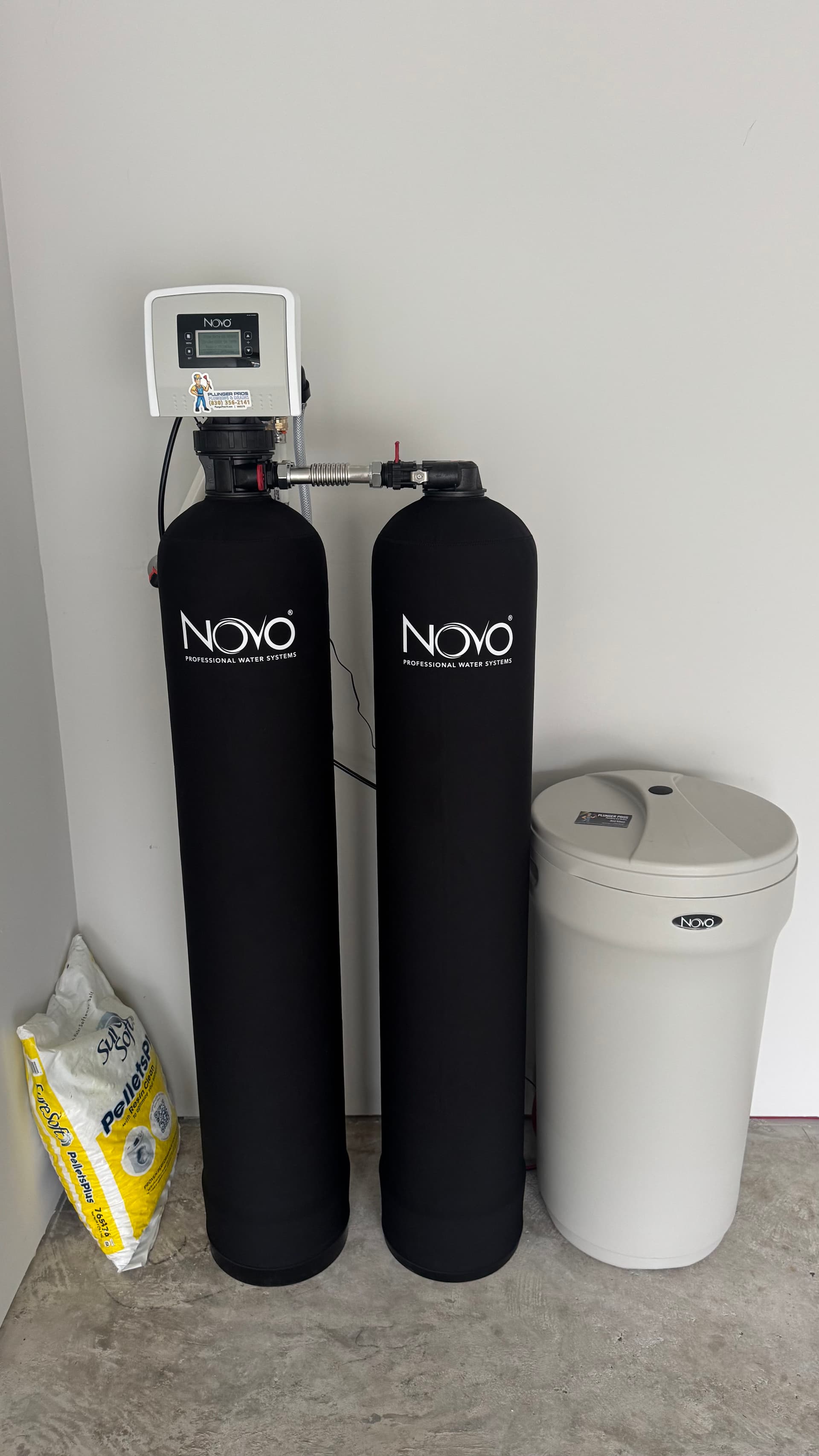 Gallery photos for Whole-Home Water Softener and Carbon Filter Installation Done Right: Image #1