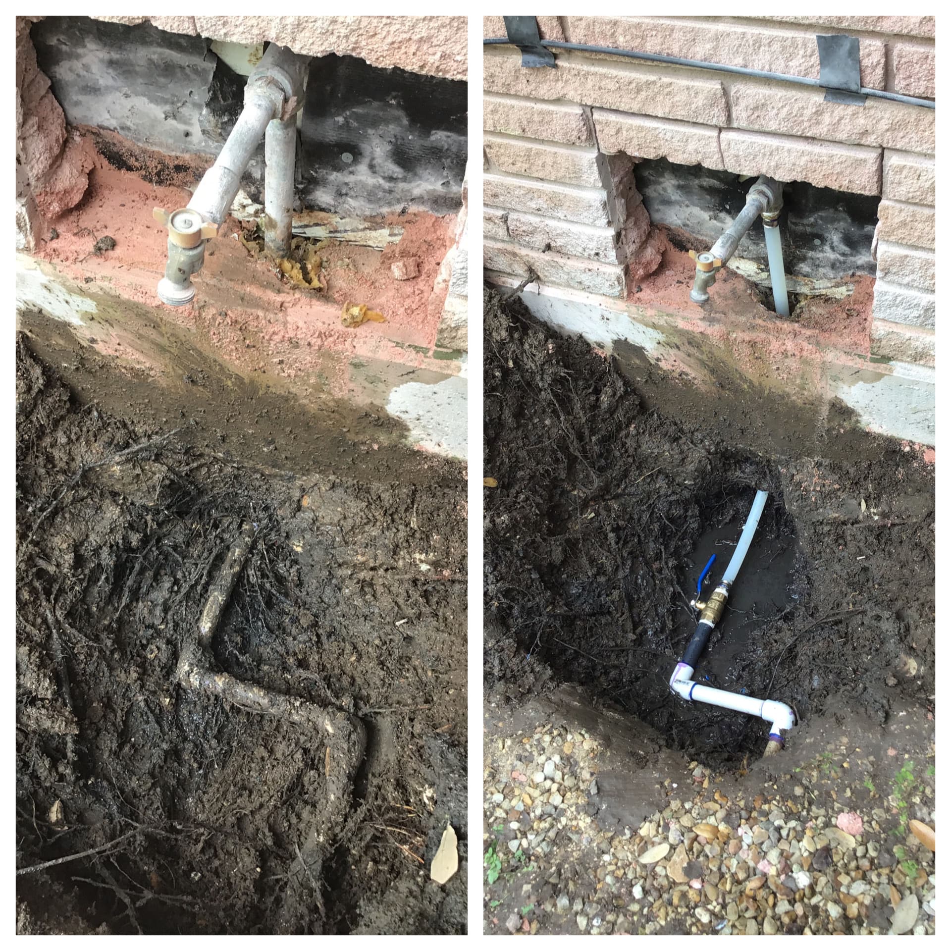 Leaking Water Line Repair at a San Antonio Home Foundation image